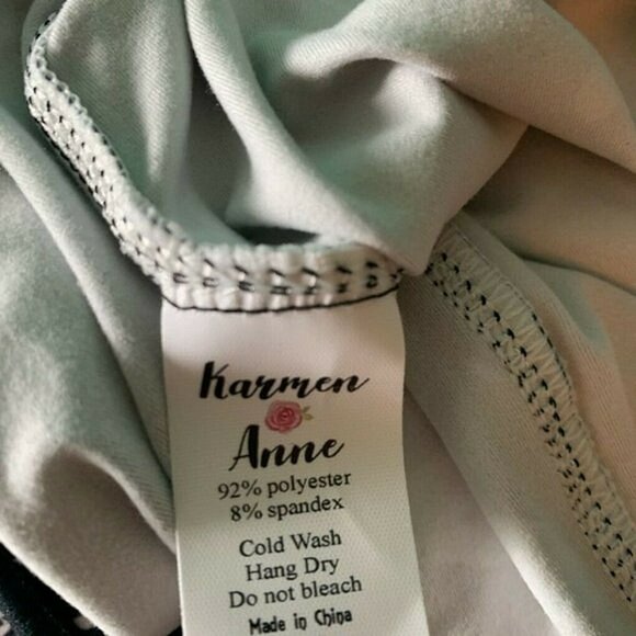 KARMEN ANNE 50 Shades Yoga Stretch Workout Pants High Waist Leggings OS (4-14) - Picture 6 of 6